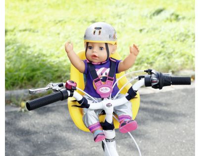 BABY born Sedačka na bicykel žltá - Poškodený obal