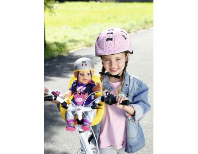 BABY born Sedačka na bicykel žltá - Poškodený obal