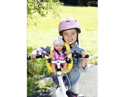 BABY born Sedačka na bicykel žltá - Poškodený obal
