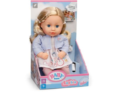 BABY born Sophia ružová, 36 cm