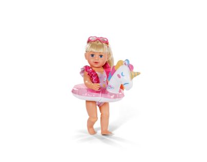 BABY born Súprava na plávanie s jednorožcom, 43 cm