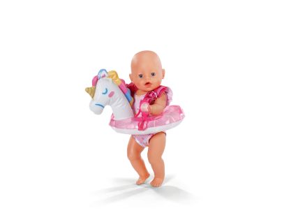 BABY born Súprava na plávanie s jednorožcom, 43 cm
