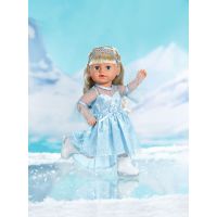 Baby Born Súprava Princezná na ľade 43 cm modré šaty 5
