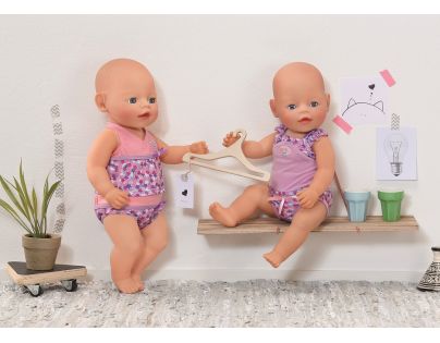 Baby Born Spodní prádlo na ramínku - Fialová