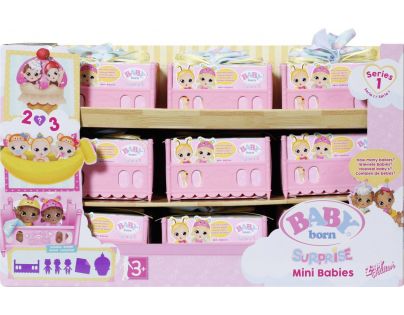 Baby Born Surprise MiniBábätká zo záhradky PDQ 9 druhů