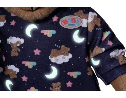 BABY born Teddy vo svietiacom pyžamku