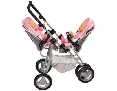 Baby Born Tříkolový kočárek pro dvojčata Jogger