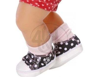 Baby Born Zimní botičky 816806 - S puntíky