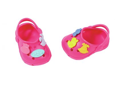 BABY born® Gumené sandálky Tmavo ružové