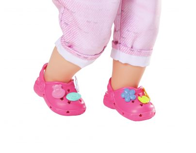 BABY born® Gumené sandálky Tmavo ružové