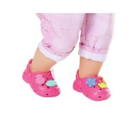 BABY born® Gumené sandálky Tmavo ružové 2