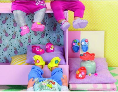 BABY born® Gumené sandálky Tmavo ružové