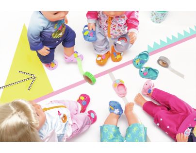 BABY born® Gumené sandálky Tmavo ružové