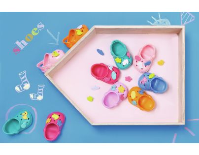 BABY born® Gumené sandálky Tmavo ružové