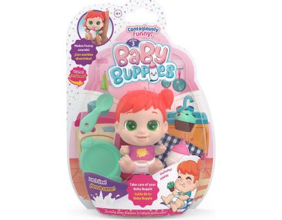 Baby Buppies miminko Holka červené vlasy jedlo