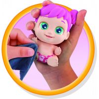 Baby Buppies miminko Kluk fialové vlasy spanie 5