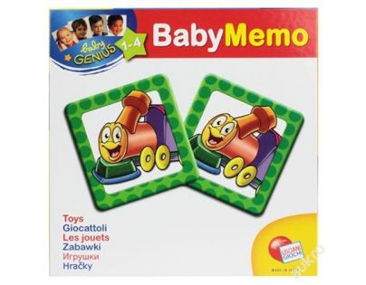 Baby genius baby pexeso - 3 druhy - Hračky