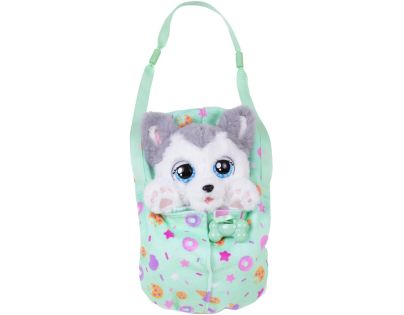 Baby Paws plyšové šteniatko bílošedé