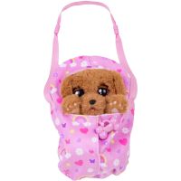 Baby Paws plyšové šteniatko hnědé 2