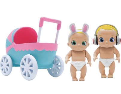 Baby Secrets Panenky s příšlušenstvím s kočárkem