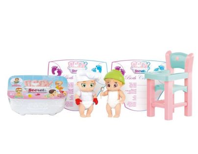 Baby Secrets Panenky s příšlušenstvím se židličkou