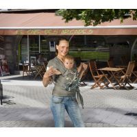 Baby šátek KNOT GREY/BLACK Babymoov 057205 2