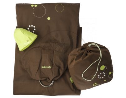 Baby šátek RING CHOCO/GREEN Babymoov 057201