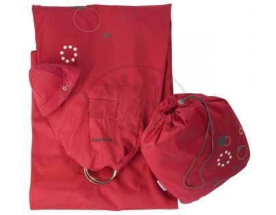 Baby šátek RING RED/GREY Babymoov 057203