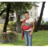 Baby šátek RING RED/GREY Babymoov 057203 2