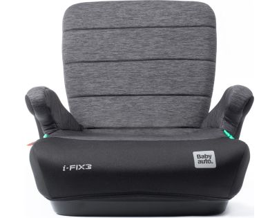 BabyAuto DOKA iFIX 125-150, podsedák so sklopným chrbtom, black grey flame