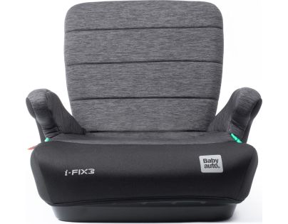 BabyAuto DOKA iFIX 125-150, podsedák so sklopným chrbtom, black grey flame