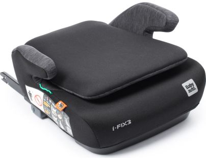 BabyAuto DOKA iFIX 125-150, podsedák so sklopným chrbtom, black grey flame