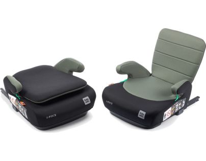 BabyAuto DOKA iFIX 125-150, podsedák so sklopným chrbtom, black olive green