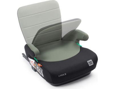 BabyAuto DOKA iFIX 125-150, podsedák so sklopným chrbtom, black olive green