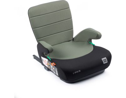 BabyAuto DOKA iFIX 125-150, podsedák so sklopným chrbtom, black olive green
