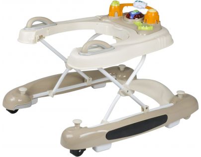 BabyGo chodítko Walker 4v1 Beige