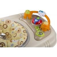 BabyGo chodítko Walker 4v1 Beige 4