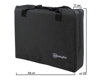 BabyGo postýlka Dreams Black