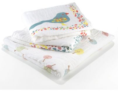 Babymoov Bavlnené mušelínové plienky 4 Seasons Set 3ks
