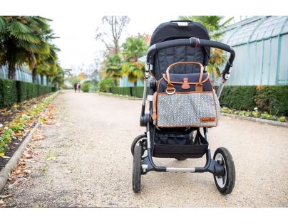 Babymoov Style Bag Black sivá/modrá