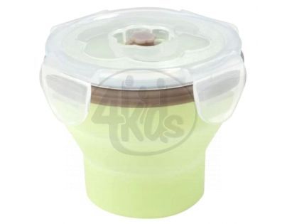 Silikonová miska s víčkem 240ml Green Babymoov