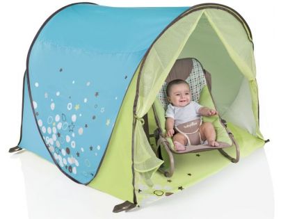 Babymoov Skládací stan Anti-UV blue/green