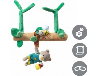BabyOno Hračka na zavesenie Záhradník Teddy 22 cm