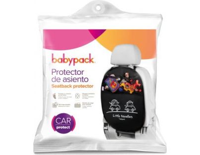 Babypack Organizer a ochrana autosedadla, čierny