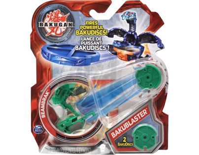 BAKUGAN 4 Bakustříleč disků BAKUBLASTER - Beambrak zelený