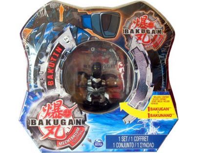 Bakugan BakuPlechovka Bakutin - Černý