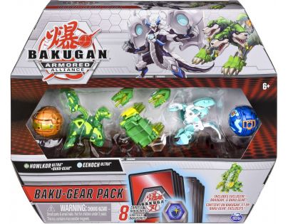 Bakugan bojovníci a špeciálne prídavné výstroj s2 Howlkor a Eenoch