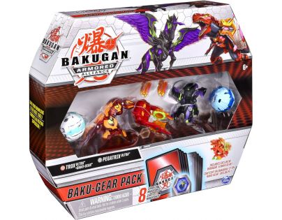 Bakugan bojovníci a špeciálne prídavné výstroj s2 Pegatrix a Trox