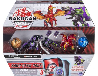 Bakugan bojovníci a špeciálne prídavné výstroj s2 TROX a Pegatrix