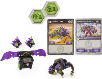 Bakugan bojovník s prídavnou výstrojou s2 Gillator Ultra Baku Gear